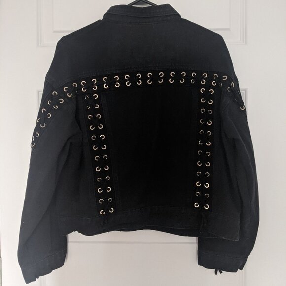 Biker jean vest - Picture 1 of 8